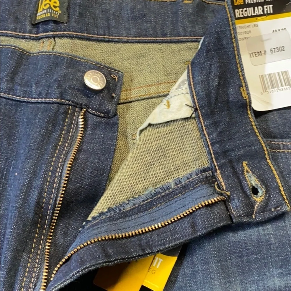 Mens Lee Jeans Regular Fit Straight Leg